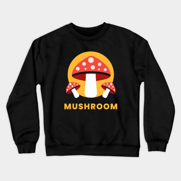Mushroom amanita muscaria Crewneck Sweatshirt by Yeroma